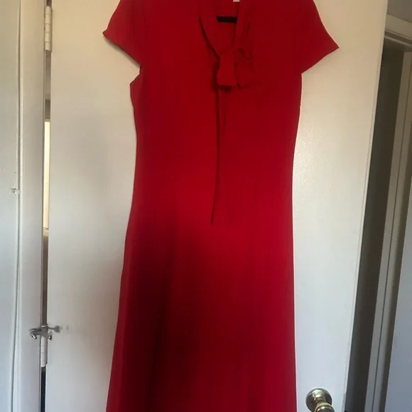 new york company red dress NY&Co New York & Company Womens Stretch Red Dress